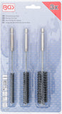 Honingsverktyg-sats | flexibel | Yttre sexkant 6,3 mm (1/4") | Grovlek 60 / 80 | 8 - 12 - 20 mm | 3 delar. BGS 1272