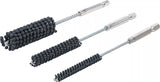 Honingsverktyg-sats | flexibel | Yttre sexkant 6,3 mm (1/4") | Grovlek 60 / 80 | 8 - 12 - 20 mm | 3 delar. BGS 1272