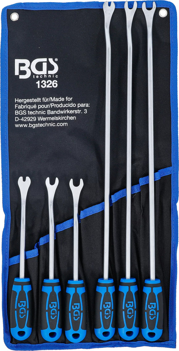 Demonteringsverktyg-sats för Klädselclips. BGS 1326