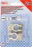 Runda batterikontakter, Sortiment. BGS 1408