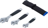 Skiftnyckelsats med handtag i mjukplast | 3 delar. BGS 1446