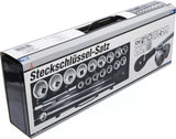 Hylsnyckel-sats | 20 mm (3/4") | 19 - 50 mm | 20 delar. BGS Diy 15113