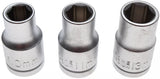 Hyls-sats | 12,5 mm (1/2") | 10 - 11 - 13 mm | 3 delar. BGS Diy 15123