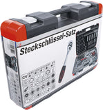 Hylsnyckel-sats | 6,3 mm (1/4") / 10 mm (3/8") / 12,5 mm (1/2") | 216 delar. BGS Diy 15216
