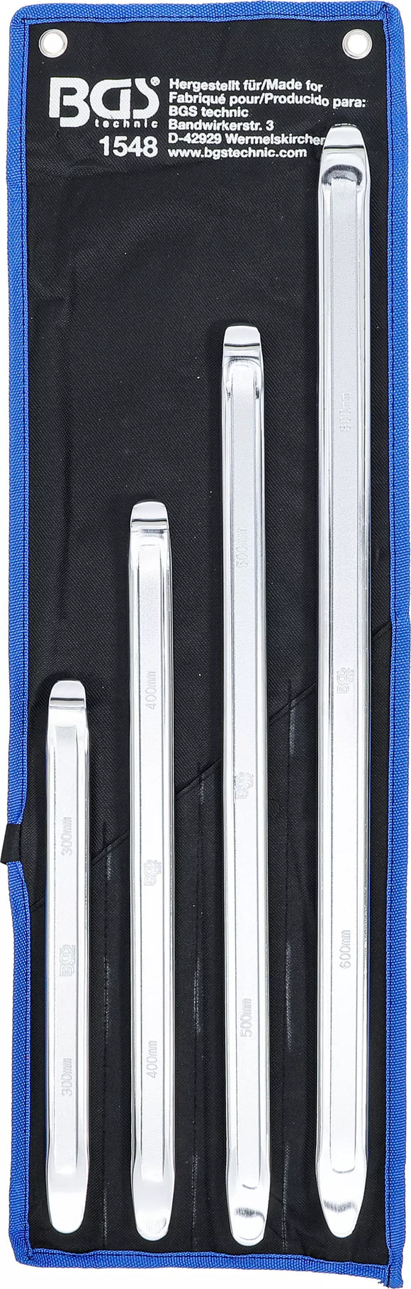 Däck-Monteringsjärn-sats | 300 - 400 - 500 - 600 mm | 4 delar. BGS 1548