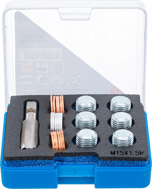 Reparationssats för Oljepropp-Gänga | M15 x 1,5 mm. BGS 157