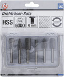 Fräsborr-sats | 6 delar. BGS Diy 1604