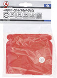 Japan-Spackel-sats | Plast | 50 / 80 / 100 / 120 mm | 4 delar. BGS Diy 1634