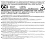 Plast-Reservhuvuden för Riktjärn | M5 x 0,8 mm | för BGS 1659 | 3 delar. BGS 1659-KÖPFE