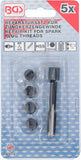 Reparationssats för Tändstiftsgänga | M8 x 1,0 mm | 5 delar. BGS 167