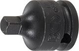Kraft-Hylsnyckel-Adapter | Inre fyrkant 10 mm (3/8") - Yttre fyrkant 6,3 mm (1/4"). BGS 171