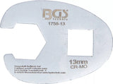 Kråkfotsnyckel | 10 mm (3/8") | 13 mm. BGS 1756-13