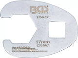 Kråkfotsnyckel | 10 mm (3/8") | 17 mm. BGS 1756-17