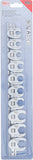 Kråkfotsnyckel-sats | 10 mm (3/8") | 10 - 19 mm | 10 delar. BGS 1756