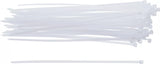 Buntband-sortiment | vitt | 4,8 x 250 mm | 50 delar. BGS 1788