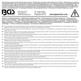 Buntband-sortiment | vitt | 4,8 x 250 mm | 50 delar. BGS 1788