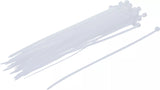 Buntband-sortiment | vitt | 4,8 x 250 mm | 50 delar. BGS 1788