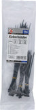 Buntband-sortiment | svart | 100 - 200 mm | 75 delar. BGS Diy 1789