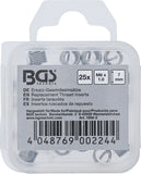 Reserv-Gänginsatser | M6 x 1,0 mm | 25 delar. BGS 1959-2
