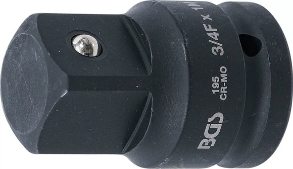 Kraft-Hylsnyckel-Adapter | Inre fyrkant 20 mm (3/4