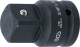 Kraft-Hylsnyckel-Adapter | Inre fyrkant 20 mm (3/4") - Yttre fyrkant 25 mm (1"). BGS 195