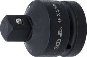 Kraft-Hylsnyckel-Adapter | Inre fyrkant 25 mm (1") - Yttre fyrkant 20 mm (3/4"). BGS 196