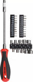 Skruvmejsel-Bit-sats | med flexibelt skaft | 31 delar. BGS Diy 20131
