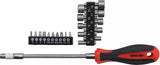 Skruvmejsel-Bit-sats | med flexibelt skaft | 31 delar. BGS Diy 20131