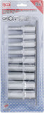 Hylsa-sats E-Profil, djup | 12,5 mm (1/2") | E10 - E24 | 9 delar. BGS 2026