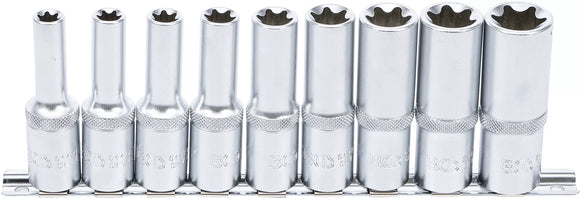 Hylsa-sats E-Profil, djup | 12,5 mm (1/2