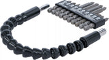 Bit-sats med flexibel axel | Yttre sexkant 6,3 mm (1/4") | 11 delar. BGS Diy 20804