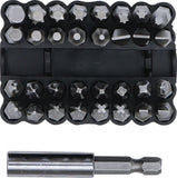 Bit-sats för låsskruvar | Yttre sexkant 6,3 mm (1/4") | 33 delar. BGS Diy 20810