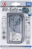 Bit-sats | Yttre sexkant 6,3 mm (1/4") | 31 delar. BGS Diy 20820