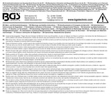 Blindnitborrsats | HSS | 2,4 - 6,4 mm | 15 delar. BGS 2097