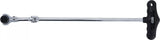 Ledat spärrskaft med T-handtag, vinklingsbart | 6,3 mm (1/4"). BGS 2126
