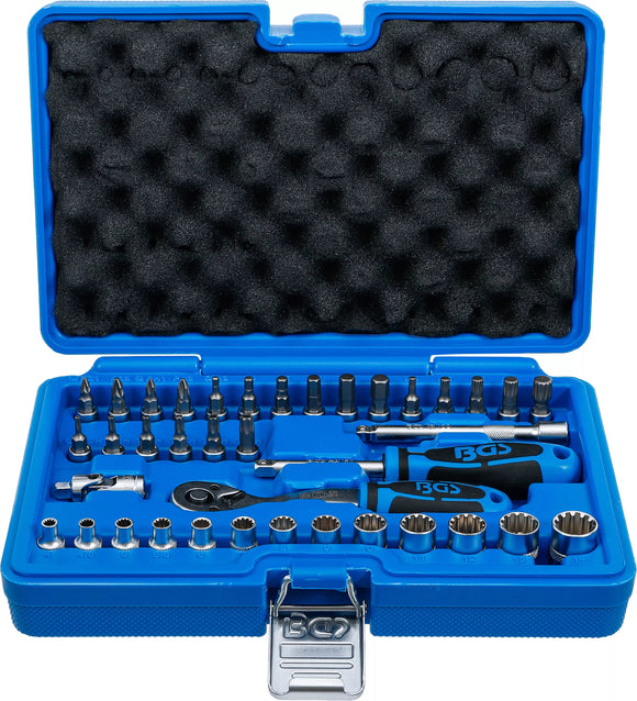 Hylsnyckel-sats Gear Lock | 6,3 mm (1/4