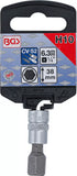 Bit-Insats | 6,3 mm (1/4") | Inre sexkant 10 mm. BGS 2161-10