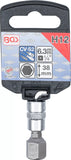 Bit-Insats | 6,3 mm (1/4") | Inre sexkant 12 mm. BGS 2161-12