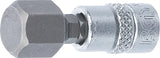 Bit-Insats | 6,3 mm (1/4") | Inre sexkant 12 mm. BGS 2161-12