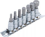 Bit-Insats-sats | 6,3 mm (1/4") | Inre sexkant 4 - 12 mm | 7 delar. BGS 2161