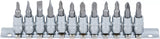 Bit-Insats-sats | 6,3 mm (1/4") | Spår, Krysspår PH / PZ | 12 delar. BGS 2163