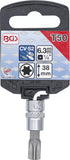 Bit-Insats | 6,3 mm (1/4") | T-Profil (för Torx) T50. BGS 2164-T50