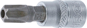 Bit-Insats | 6,3 mm (1/4") | T-Profil (för Torx) med borning T45. BGS 2165-T45