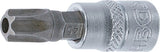 Bit-Insats | 6,3 mm (1/4") | T-Profil (för Torx) med borning T45. BGS 2165-T45