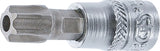 Bit-Insats | 6,3 mm (1/4") | T-Profil (för Torx) med borning T50. BGS 2165-T50