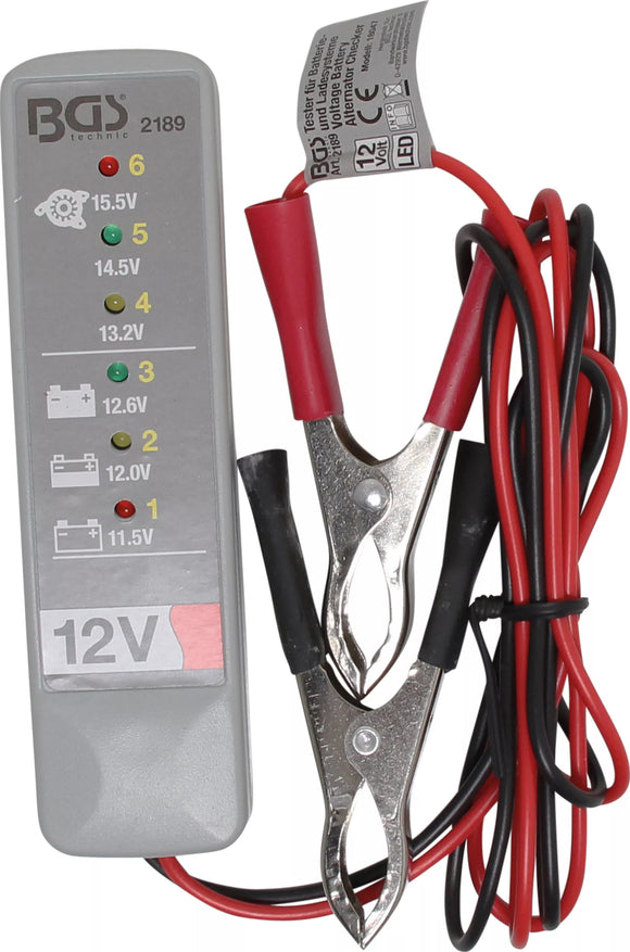 Batteri- och laddningssystemtestare. BGS 2189