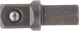 Bit-spärrskaft-adapter | Yttre sexkant 8 mm (5/16") - yttre fyrkant 10 mm (3/8") | 30 mm. BGS 2229-1