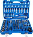 Hylsnyckel-sats Sexkant | 6,3 mm (1/4") / 10 mm (3/8") / 12,5 mm (1/2") | 192 delar. BGS 2243