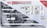 Tippförlängnings-sats | 6,3 mm (1/4"), 10 mm (3/8"), 12,5 mm (1/2") | 9 delar. BGS 2253