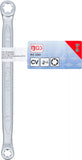 Dubbel-ringnyckel med E-profil-ringar | E6 x E8. BGS 2260